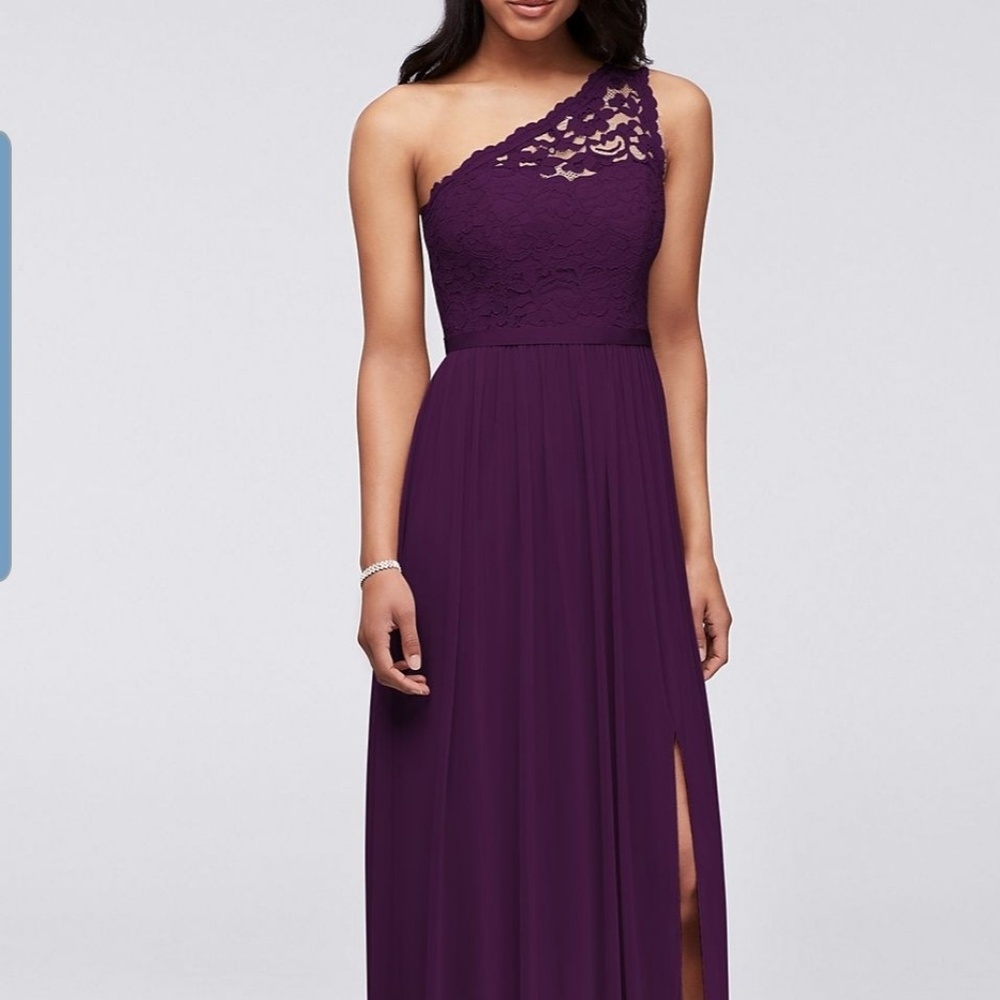 Davids bridal plum bridesmaid dresses